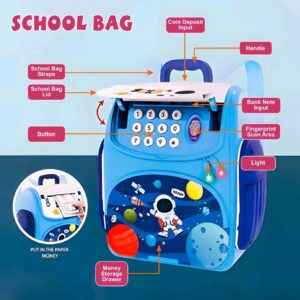 Space-Themed School Bag Piggy Bank