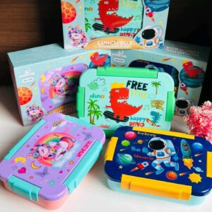 Playful 3-Compartment Lunch Box for Kids